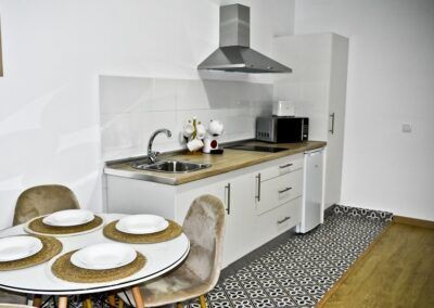 Cocina Apartamentos Turaca en Trujillo